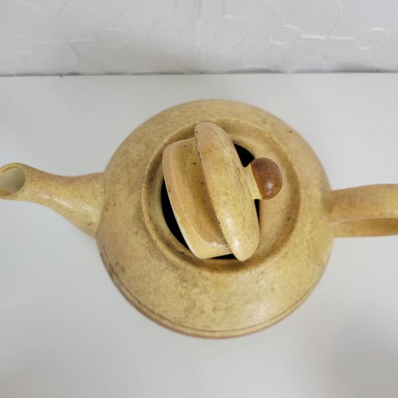 Kitchen Set One Size Brown Natural Terracotta Earthen Teapot, Creamer, Sugar - Picture 2 of 12